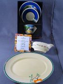 'BIZARRE by CLARICE CLIFF' - Wedgwood May Avenue tea set, boxed, limited edition with certificate, a