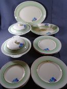 CLARICE CLIFF 'CROCUS' DINNERWARE