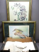 LEIGHTON MOSS limited edition print (234/850) - a woodpecker, signed in pencil, 34 x 42cms and a
