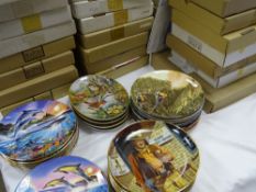 WORCESTER 'FREEDOM OF THE OCEAN' PLATE COLLECTION, Royal Doulton similar and others with boxes