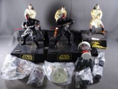 THINKWAY TOYS - Star Wars active figures (five) and other Star Wars bagged figures