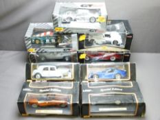 MAISTO SCALE MODEL DIECAST VEHICLES (NINE)