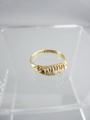 19CT CUBIC ZIRCON DRESS RING, P fit, 2.3gms