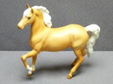 BESWICK HORSE, matt finish, a galloping Palomino