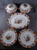 DALTON'S NEW CHANTILLY DINNERWARE including two lidded tureens