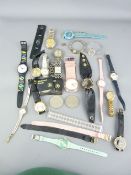 COLLECTION OF LADY'S & GENT'S WRIST WATCHES and five commemorative crowns