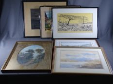PAINTINGS & PRINTS, a quantity of various scenes and artists