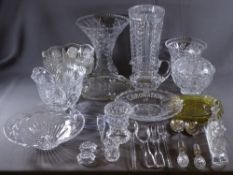 WATERFORD VASE and other quality glassware