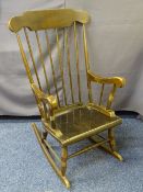 POLISHED ROCKING CHAIR