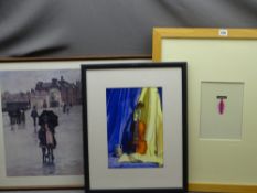 AFTER GARSTIN print 'The Rain It Raineth', a small surrealistic print of a vase and UNA CHADWICK