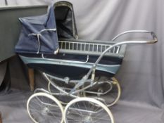 VINTAGE SILVER CROSS BABY'S PRAM