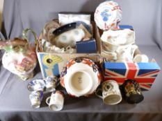 MASON'S IMPERIAL PEDESTAL BOWL & MUG both for commemorating Prince Andrew's wedding, other