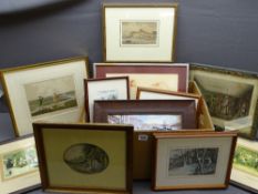 HUNTING & OTHER PRINTS, a parcel