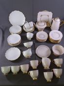 TUSCAN PLANT & AYNSLEY GOLDEN CROCUS TEAWARE