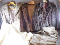 VINTAGE LADY'S FUR COATS and other vintage clothing
