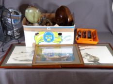 ROYAL WINTON GRIMWADES LUSTRE BOWL, household treen, glass and metalware, cutlery, mirror, comic