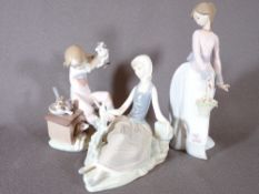 LLADRO FIGURES X 3