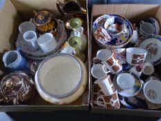 GAUDY WELSH, Meakin coffeeware, copper lustre ETC