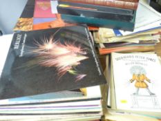 VINYL RECORDS - classical and easy listening and a quantity of written music