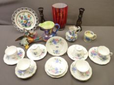 ROYAL ALBERT FRIENDSHIP SWEET PEA TEAWARE, Booths and other china and glassware