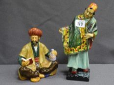 TWO ROYAL DOULTON FIGURINES, 'The Carpet Seller' HN1464 and 'Omar Khayyam' HN2247