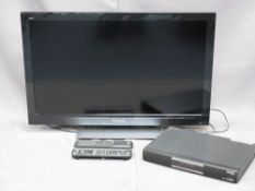 PANASONIC VIERA FLATSCREEN TV WITH HUMAX TV BOX E/T
