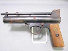 WEBLEY MK1.177 AIR PISTOL with wooden grips