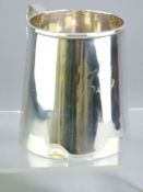 SILVER MUG, LONDON 1937, indistinct Maker's mark, 9cms H, 5.7 troy ozs, the base stamped 'Clarkson