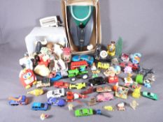 DIECAST VEHICLES, Brinco vintage wire stapler and a boxed cordless electric home putter ETC