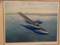 COULSTON print - entitled 'Moment of Triumph', signed in pencil, 48 x 59cms