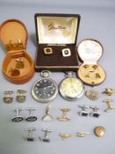 ELGIN INTERNATIONAL MILITARY ISSUE POCKET WATCH, broad arrow mark No A88475, a selection of gent's