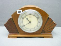 ART DECO STYLE SMITH ELECTRIC MANTEL CLOCK
