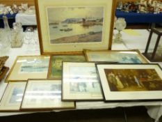 WARREN WILLIAMS Limited Edition Print - Conwy Castle and other paintings and prints
