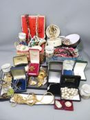 COSTUME JEWELLERY - a large parcel