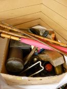 METALWARE, COINAGE, TREEN, an assortment of collectables and 'Special Cumming Toronto' antique