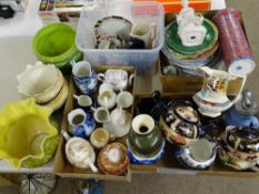 STAFFORDSHIRE and other porcelain, a large quantity of