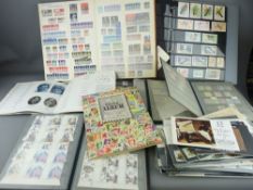 BRITISH STAMPS, a collection including vintage multiples with cancellations and later virtually