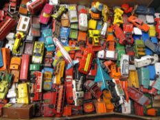 OVER 100 MAJORETTE, MATCHBOX, CORGI JUNIOR, LESNEY & OTHER unboxed diecast vehicles