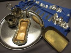 EPNS & OTHER METALWARE including an eight place cutlery setting