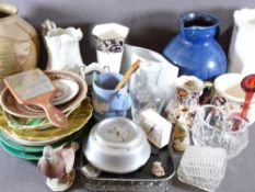 GOEBEL PIGEON/DOVE, Gaudy Welsh hexagonal jug, Mason's mandalay planter and other china, pottery and