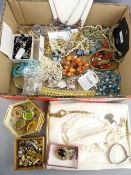 VINTAGE & LATER COSTUME JEWELLERY & WATCHES ETC