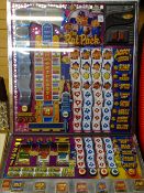 ELECTRONIC COIN FED GAMES MACHINE, the 'Rat Pack' E/T, 182cms H, 67.5cms W, 66cms D