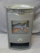 BIFLAME LOG EFFECT ELECTRIC FIRE E/T, 80cms H, 49cms W, 33.5cms D