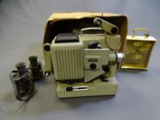 EUMIG PROJECTOR and associated items and a modern carriage clock