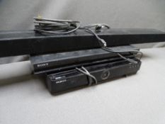 LG SOUND BAR, AKB73559401 sound bar, Humax Freeview Plus HD tv box and a Sony blue-ray player E/T