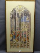 RELIGIOUS PRINT - titled 'Grote of St Janskerk, Gouda ...1559'