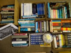 BOOKS - football related, golf related, film and other reference books (approx four boxes)