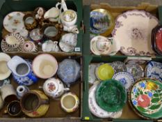 COPPER LUSTRE, Masons, Grays and other assorted porcelain (four boxes)