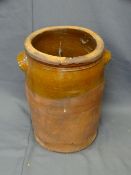 STONEWARE CROCK POT, 50cms H