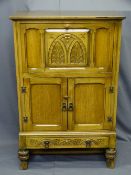 PRIORY STYLE COCKTAIL CABINET, 122cms H, 80cms W, 49cms D